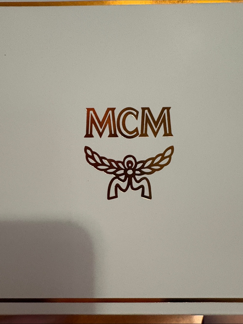 NIB MCM Pink Visetos Monogram Envelope Clutch Pouch VIP Gift - Picture 12 of 12